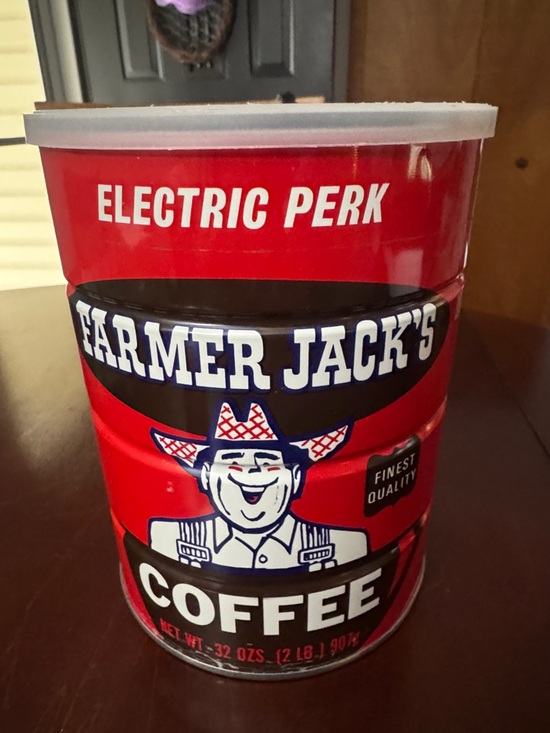 Farmer Jack Other - Vintage 1970s Farmer Jack's Electric Perk Coffee Can